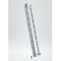 Trojdielny univerzálny rebrík Eurostyl 6-12 priečok
