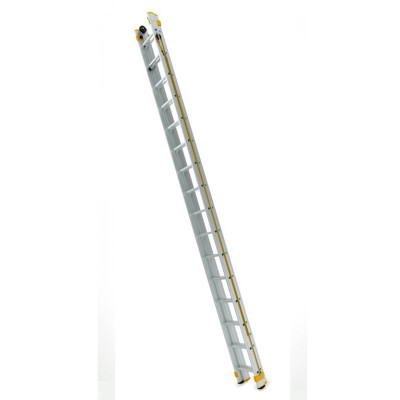 Dvojdielny výsuvný rebrík ovládaný lanom Eurostyl 14-16 priečok
