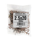 Univerzálny vrut so zapustenou hlavou pozinkovaný 2,5x20...