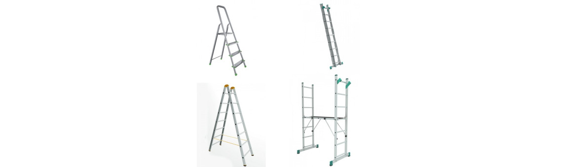 Hliníkové a drevené rebríky a schodíky